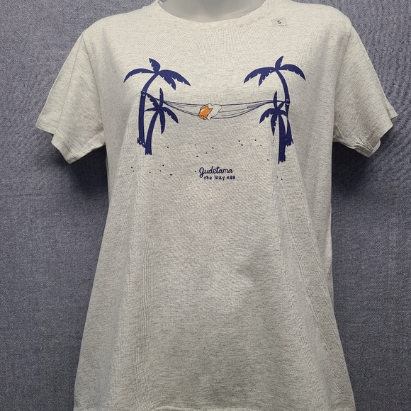 Gudetama The Lazy Egg Guderrelaxation T-Shirt (Small) NWT - Picture 1 of 15